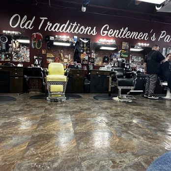 Old Traditions Gentlemen's Parlor - Inside. - Barbers Near Me - Los Alamitos, California