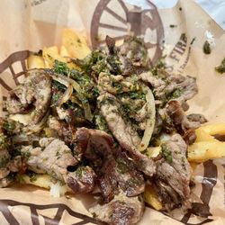Chimichurri fries