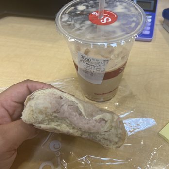 85°C Bakery Cafe-Tustin - Taro bread & iced macchiato. - Coffee & Tea Near Me - Tustin, California 85°C Bakery Cafe-Tustin - Taro bread & iced macchiato. - Coffee & Tea Near Me - Tustin, California