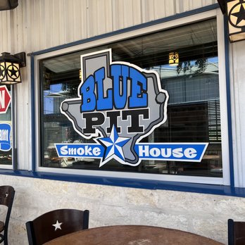 Blue Pit Smokehouse - the outside of the restaurant - Barbeque Near Me - Selma, Texas