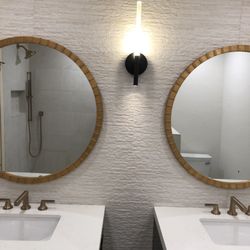 Guest Bathroom Remodel-Purestone Bianco Textured