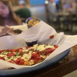 Jexal's Pizza & Wing Zeria - What I ordered. The caprese flatbread