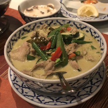 President Thai - Green curry with pork - Thai Near Me - Pasadena, California