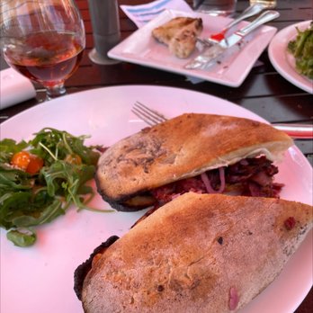 Beer Church Brewing - Beef pastrami sandwich with small orange tomatoes - Breweries Near Me - New Buffalo, Michigan Beer Church Brewing - Beef pastrami sandwich with small orange tomatoes - Breweries Near Me - New Buffalo, Michigan