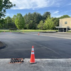 US Asphalt - Commercial Parking Lot Repaired, Ready To Paint The Parking Line's / Stripe's & Parking Lot Markings