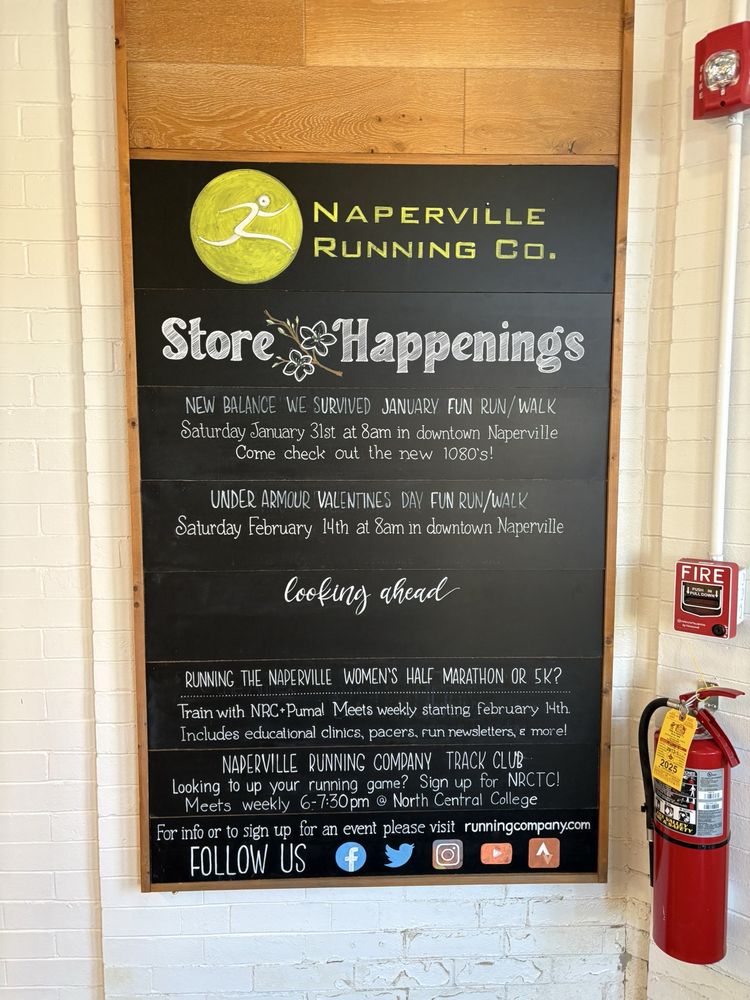 Naperville Running Company - Wheaton Logo