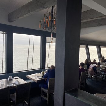 Moonshadows - Inside more formal dining than patio and my favorite part was the view at our window seat. - Seafood Near Me - Malibu, California Moonshadows - Inside more formal dining than patio and my favorite part was the view at our window seat. - Seafood Near Me - Malibu, California