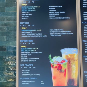 Mokafe - Latte menu - Coffee & Tea Near Me - Hicksville, New York
