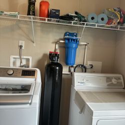 Way S A Plumbing & Heating - catalytic carbon filter and sediment filter ann piping and fixtures.