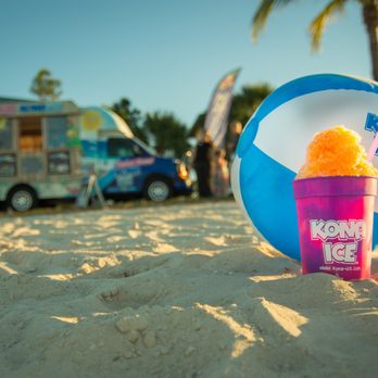 Kona Ice - a beach ball and a drink - Shaved Ice Near Me Kona Ice - a beach ball and a drink - Shaved Ice Near Me