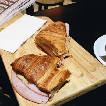18 Gram Coffee Project - Ham and Cheese Croissant - Cafes Near Me - Hurstville, NSW