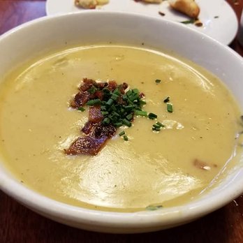 Seasons 52 - Potato Leek Soup - New American Near Me - Oak Brook, Illinois Seasons 52 - Potato Leek Soup - New American Near Me - Oak Brook, Illinois
