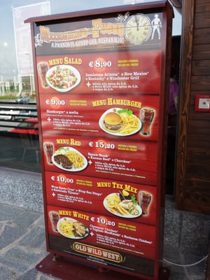 Menu photo 2 Old Wild West Borgo San Dalmazzo, CN