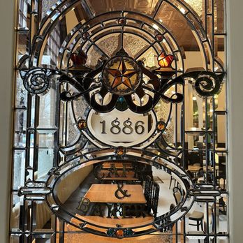 1886 Cafe & Bakery - Interior window of lobby - American Near Me - Austin, Texas
