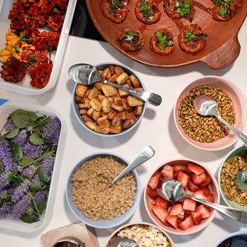 Farm.One - Food at the farm features fresh garnish straight from our plants. - Farms Near Me - Brooklyn, New York