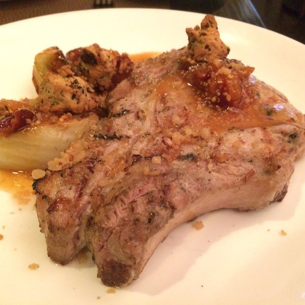 Harvest Table - Berkshire Pork Chop - New American Near Me - St Helena, California Harvest Table - Berkshire Pork Chop - New American Near Me - St Helena, California