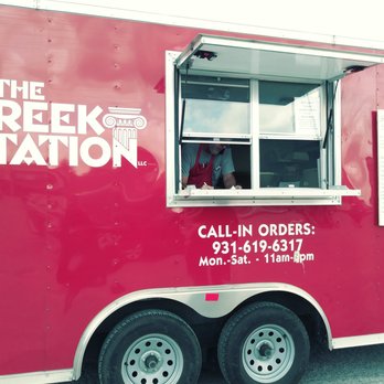 The Greek Station - a red food truck - Greek Near Me The Greek Station - a red food truck - Greek Near Me