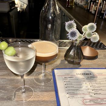 The Ordinary - Espresso martini, dirty martini - Seafood Near Me - Charleston, South Carolina