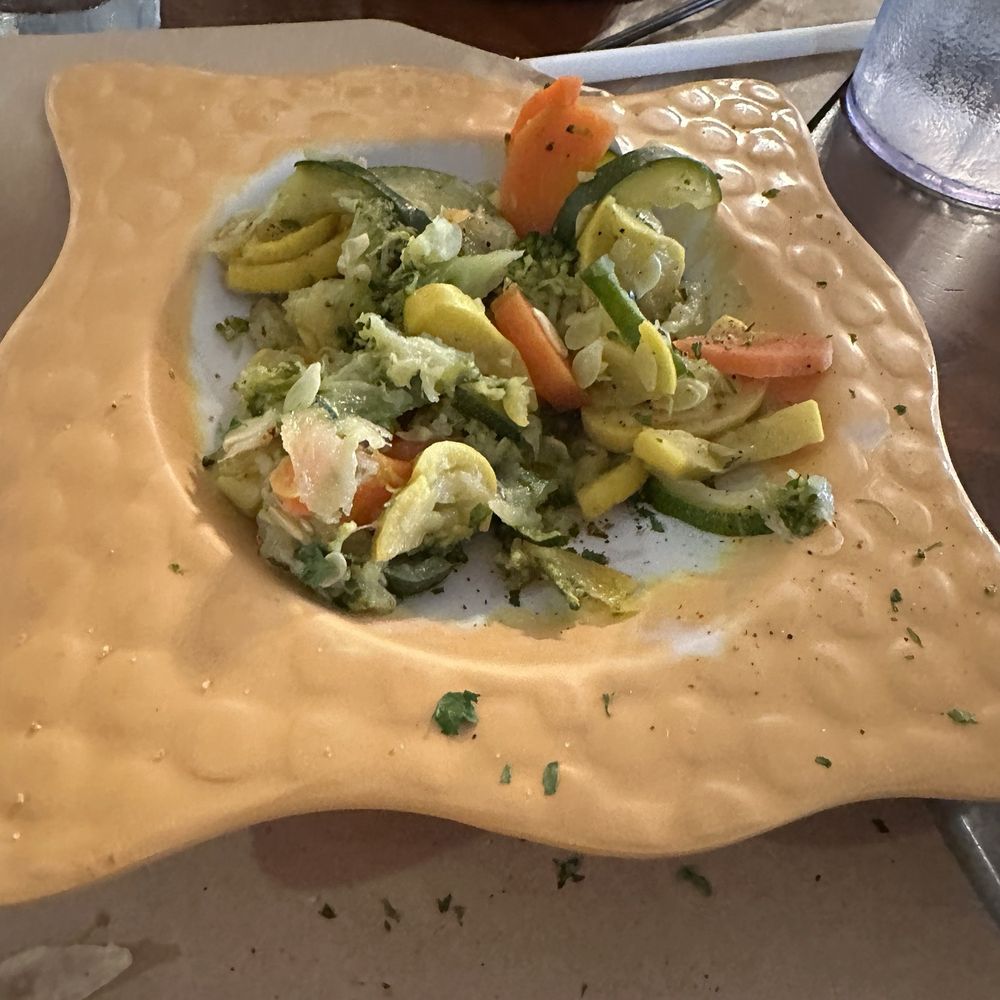 The Cajun Corner On Broad - Supposed to be sautéed vegetables? not hot and appeared to be steamers - New American Near Me - Eufaula, Alabama