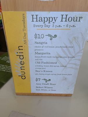 Menu photo 4 Dunedin New Zealand Eats San Diego, CA