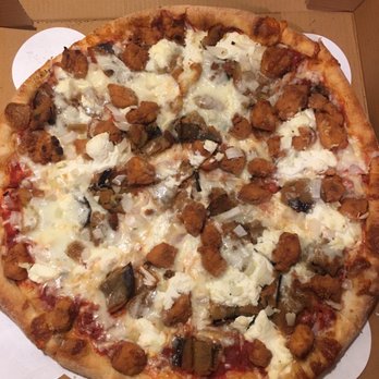 Hot Stone Pizzeria - Lrg chicken, eggplant, onion and ricotta - Pizza Near Me - Manchester, New Hampshire Hot Stone Pizzeria - Lrg chicken, eggplant, onion and ricotta - Pizza Near Me - Manchester, New Hampshire