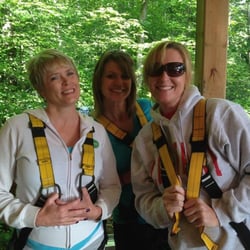 W Shane Holmes, DDS , MDS - Jamie, Shelli and Misty having fun at Adventures on the Gorge!