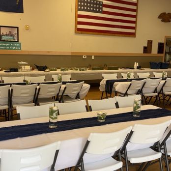 American Legion Post 208 - Main floor with 2 8 foot banquet tables for food set up - Community Service/Non-Profit Near Me - Dixon, California American Legion Post 208 - Main floor with 2 8 foot banquet tables for food set up - Community Service/Non-Profit Near Me - Dixon, California