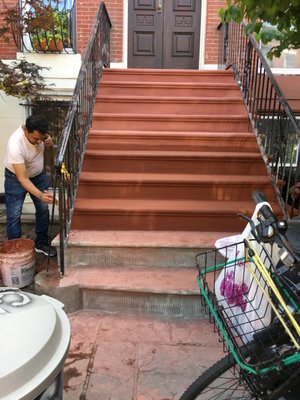 348 15th Street (Brooklyn, NY) - Brownstone Stoop Restoration 348 15th Street (Brooklyn, NY) - Brownstone Stoop Restoration