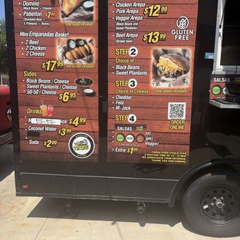 Anytime Arepa - Menu - Food Trucks Near Me - Milwaukee, Wisconsin