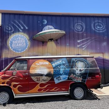Sierra Blanca Brewing Company - a van parked in front of a building - Breweries Near Me - Moriarty, New Mexico Sierra Blanca Brewing Company - a van parked in front of a building - Breweries Near Me - Moriarty, New Mexico