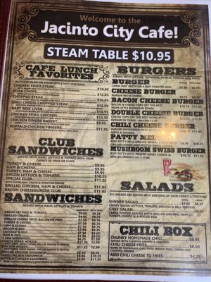 Menu photo 1 Jacinto City Cafe Jacinto City, TX Menu photo 1 Jacinto City Cafe Jacinto City, TX