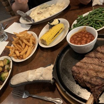 Bumbleberry Flats - Brussel Sprouts, my Steak, Green Beans, Country Fried Steak, Grilled Corn on the Cob, ranch beans and French Fries. - American Near Me - Laughlin, Nevada Bumbleberry Flats - Brussel Sprouts, my Steak, Green Beans, Country Fried Steak, Grilled Corn on the Cob, ranch beans and French Fries. - American Near Me - Laughlin, Nevada