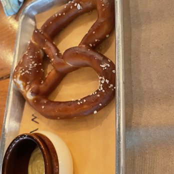 Wvrst - Hand made pretzel served with mustard - German Near Me - Toronto, Ontario Wvrst - Hand made pretzel served with mustard - German Near Me - Toronto, Ontario