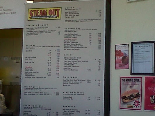 Menu photo 4 Steak-Out Augusta, GA Menu photo 4 Steak-Out Augusta, GA