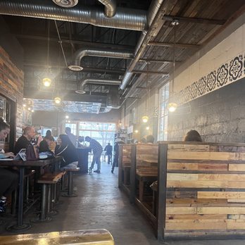 Davis Street Espresso - View from the back - Coffee & Tea Near Me - Dallas, Texas