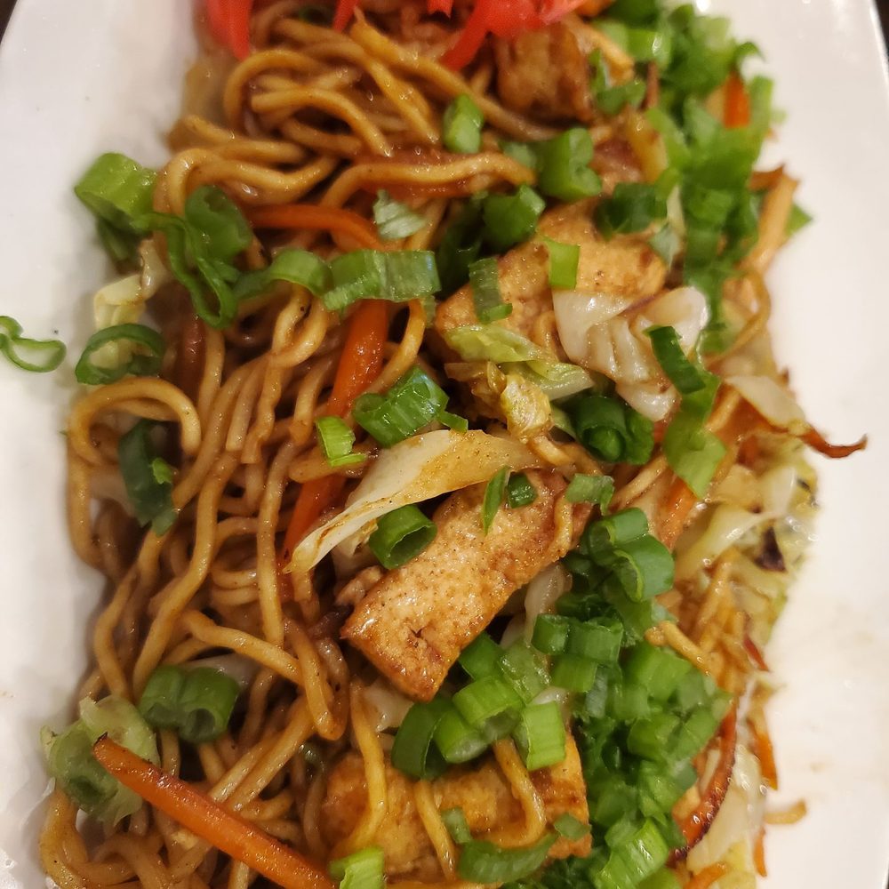 Ryu Sushi & Teppanyaki - Vegetable Yakisoba with tofu added - Japanese Near Me - Gilbert, Arizona Ryu Sushi & Teppanyaki - Vegetable Yakisoba with tofu added - Japanese Near Me - Gilbert, Arizona