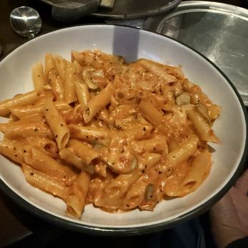 Madri - Penne Vodka al Fungi - Italian Near Me - Redlands, California Madri - Penne Vodka al Fungi - Italian Near Me - Redlands, California