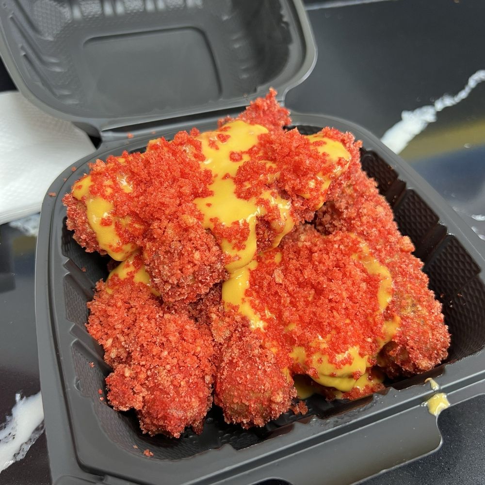 Fatima’s Grill - Hot Cheetos Mozzarella stix - Mediterranean Near Me - Long Beach, California