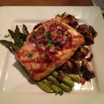 Cafe 4 - The salmon with the brussel sprouts rather than potatoes. - Comfort Food Near Me - Knoxville, Tennessee Cafe 4 - The salmon with the brussel sprouts rather than potatoes. - Comfort Food Near Me - Knoxville, Tennessee