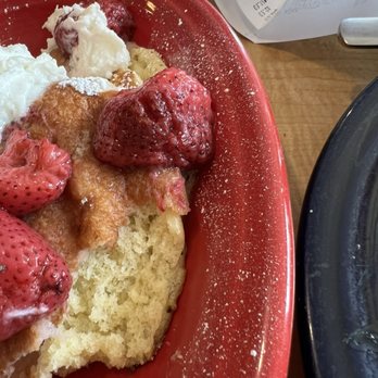 The Old European Restaurant - Pancake with Strawberries & whip cream - Breakfast & Brunch Near Me - Post Falls, Idaho The Old European Restaurant - Pancake with Strawberries & whip cream - Breakfast & Brunch Near Me - Post Falls, Idaho