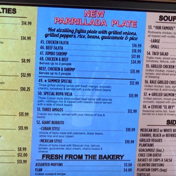 El Rey Taqueria - Menu - Cuban Near Me - Katy, Texas