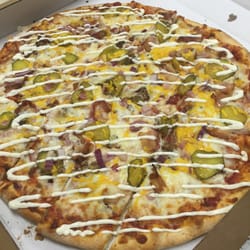 Austo's Family Italian - Bacon cheeseburger pizza
