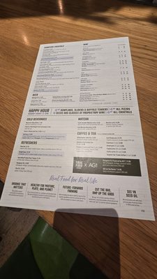 Menu photo 8 True Food Kitchen Boca Raton, FL
