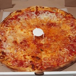 Large pie with fresh garlic