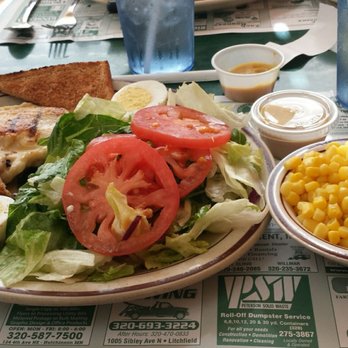 Swan's Cafe - Salad side of their chicken version Calorie Counter. - Breakfast & Brunch Near Me - Litchfield, Minnesota Swan's Cafe - Salad side of their chicken version Calorie Counter. - Breakfast & Brunch Near Me - Litchfield, Minnesota