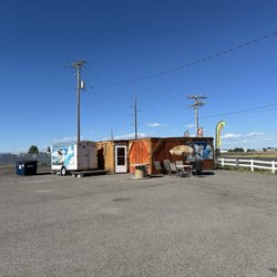 Tacos Don Javis - Outside. Just a little structure pieced together in a parking lot to make BOMB tacos! Nothing else needed.