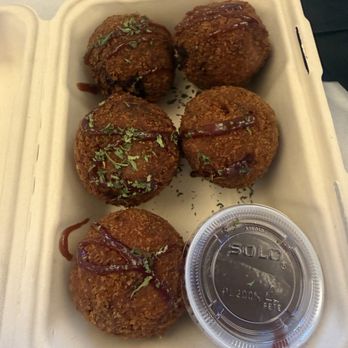 Briskets and Gravy - Mashed potato balls - Food Trucks Near Me - Fairview, Oregon