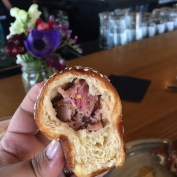 Odd Duck - Inside of the Parker house roll - American Near Me - Austin, Texas