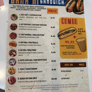 Banh Mi Ong Beo - Fairfax - Menu - Vietnamese Near Me - Fairfax, Virginia