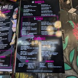 Bite Me Cupcakery - Drink Menu (December 2025)